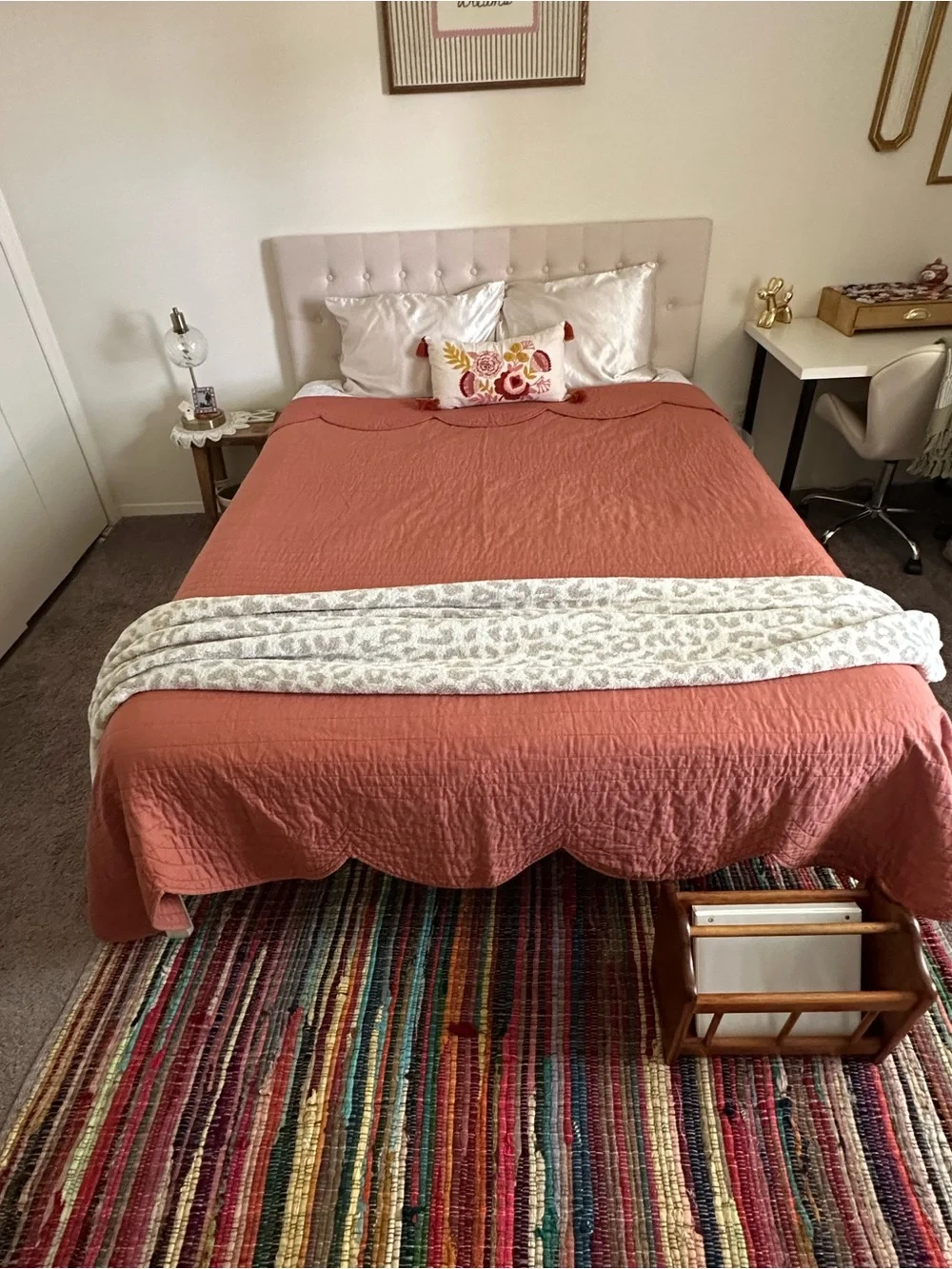 Opalhouse Rust Quilted Comforter in Terracotta